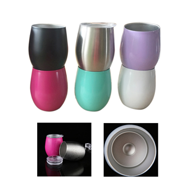 8oz Stainless Steel Egg Wine Cup