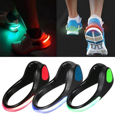 Luminous Safety Night Running Shoe Clips
