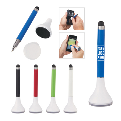 Stylus Pen Stand with Screen Cleaner
