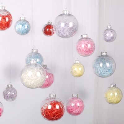 Transparent Fillable Ball Christmas Decorations