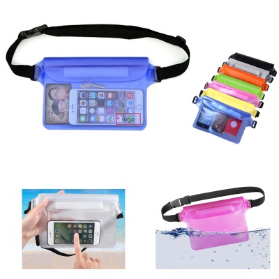 Transparent Waterproof Pouch with Waist Strap