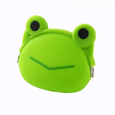 Silicone Frog Coin Purse Rubber Wallet