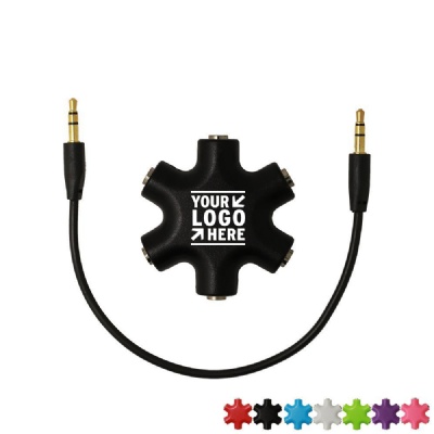 Multi Headphone Splitter Audio Adapter Connector