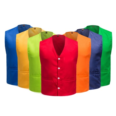 Unisex Supermarket Volunteer Uniform Vest