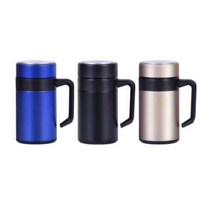 Men's Stainless Steel Vacuum Insulated Cup w/ Handle