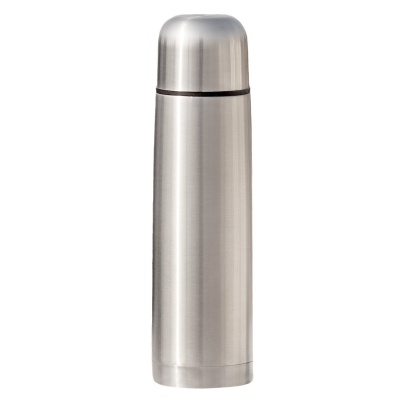 Silver Stainless Steel Vacuum Insulated Bottle Cup Thermos