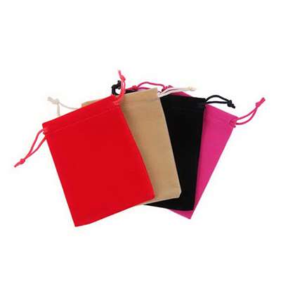 Velvet Pouches Drawstring Bag